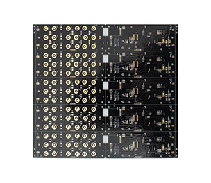 2 layers immersion gold black oil PCB board